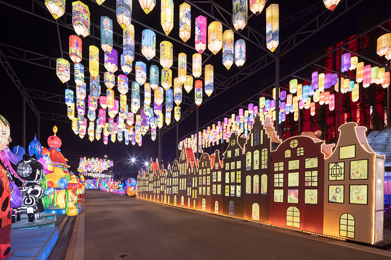 國內展出傳統燈組
